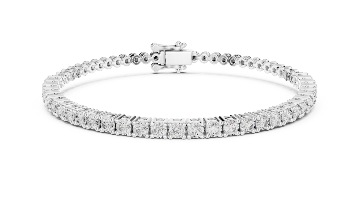 Round Brilliant Tennis Bracelet