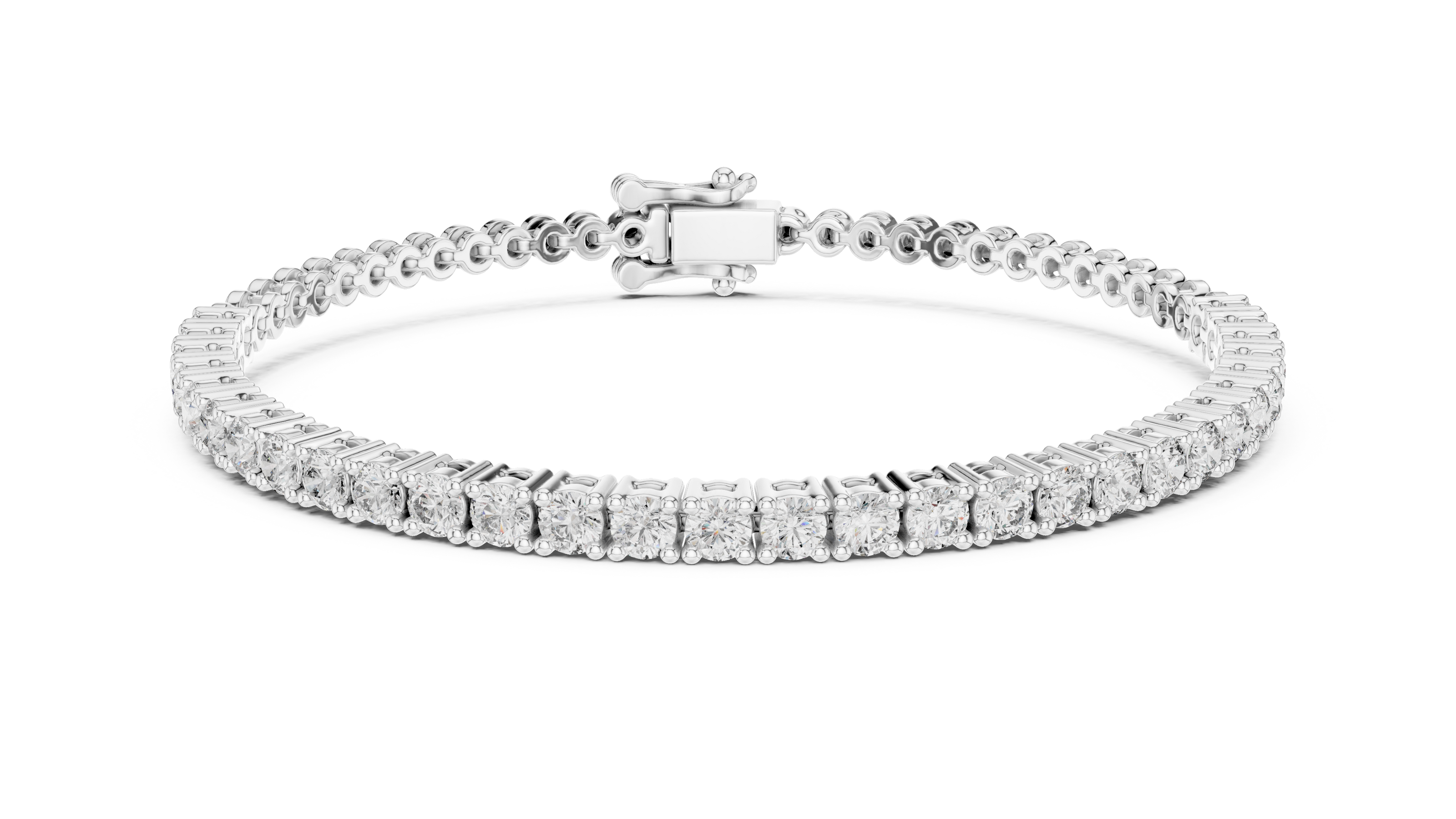 Round Brilliant Tennis Bracelet