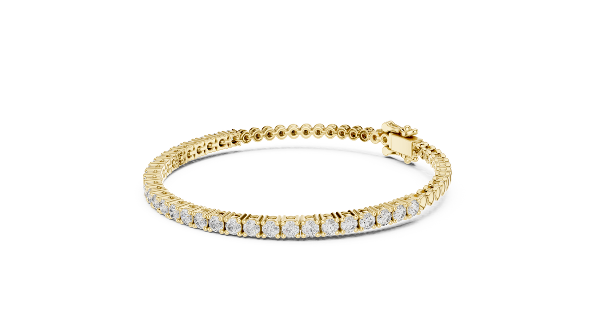 Round Brilliant Tennis Bracelet