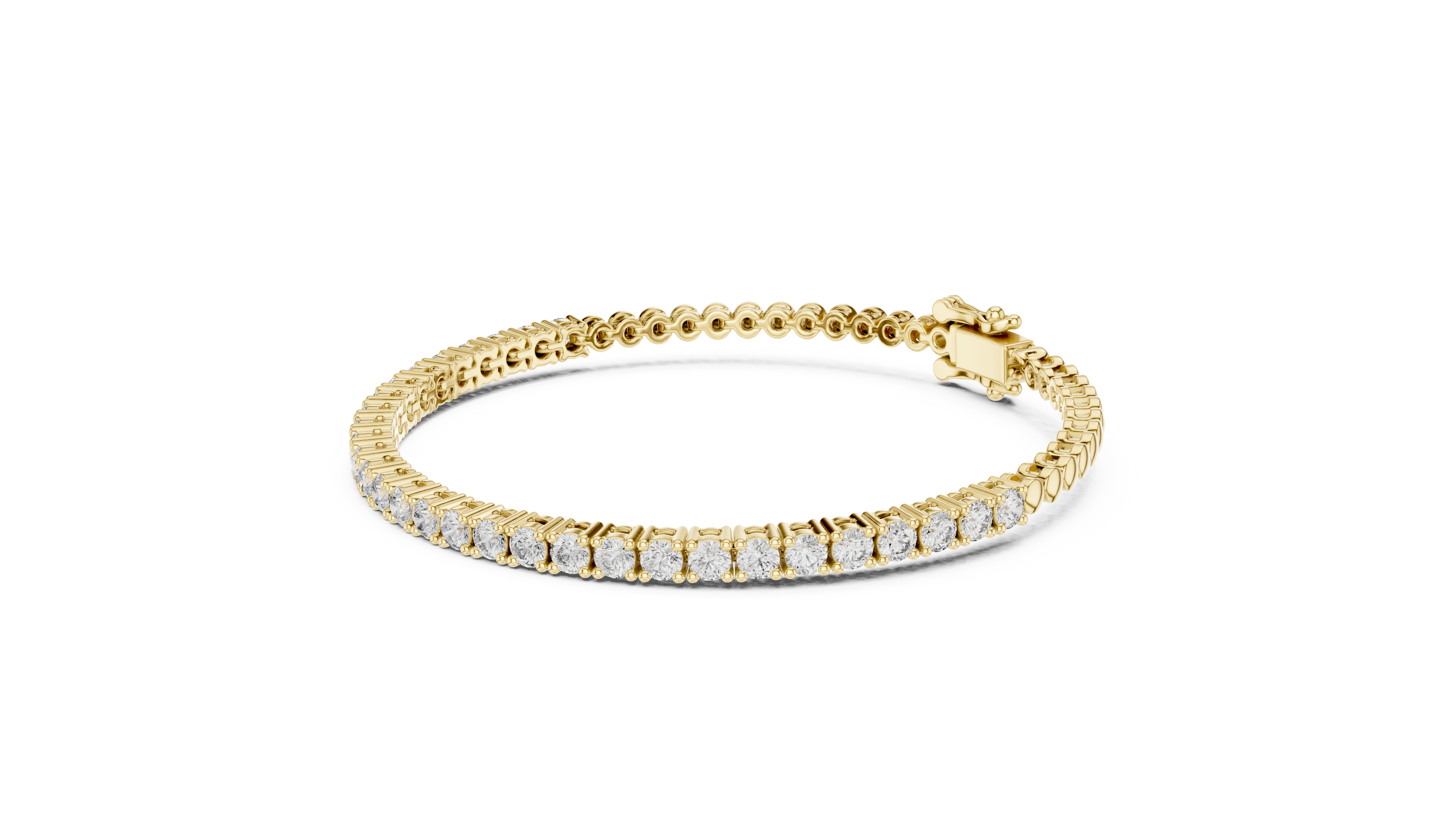 Round Brilliant Tennis Bracelet
