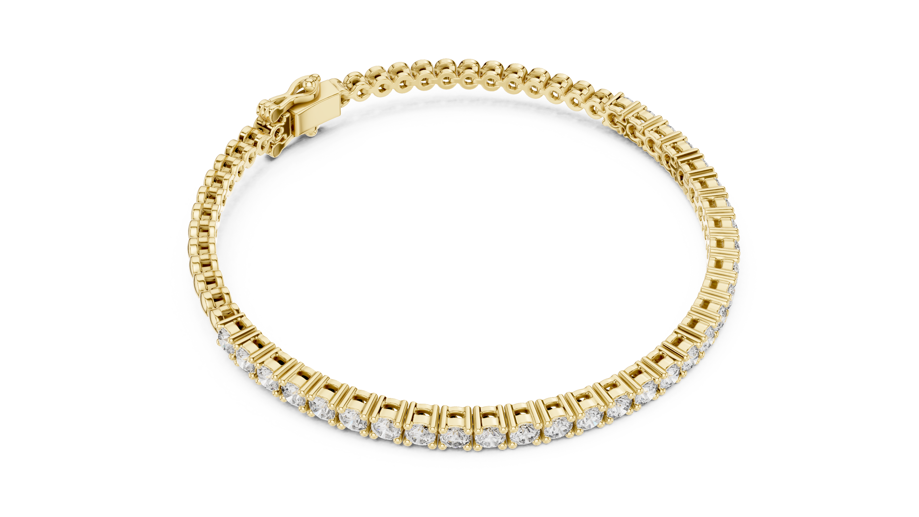 Round Brilliant Tennis Bracelet