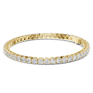Round Cut Prong Tennis Bracelet - TBRRF