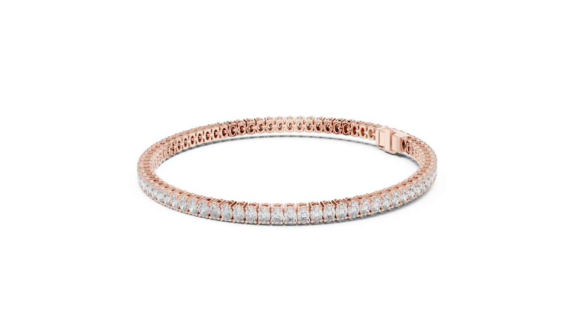 Oval Cut Tennis Bracelet