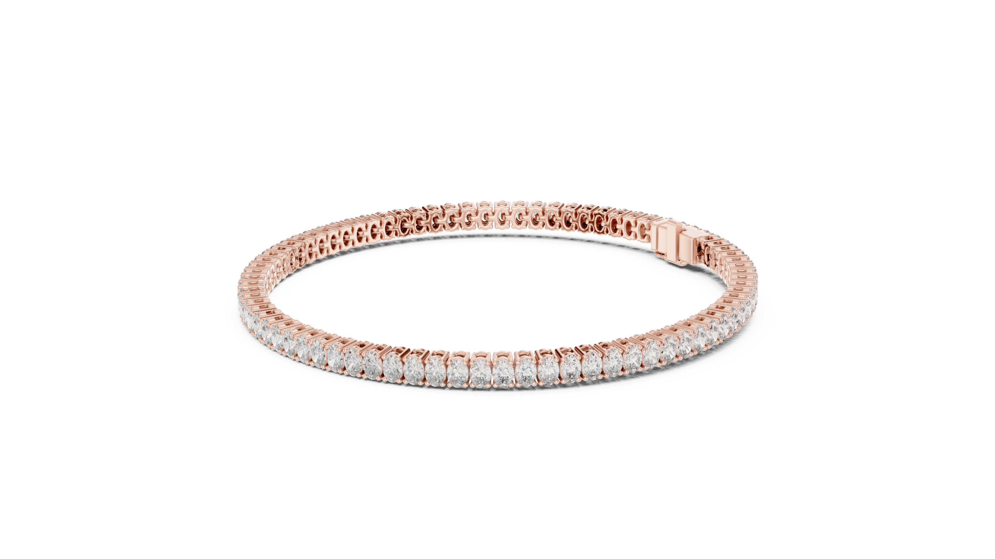 Oval Cut Tennis Bracelet