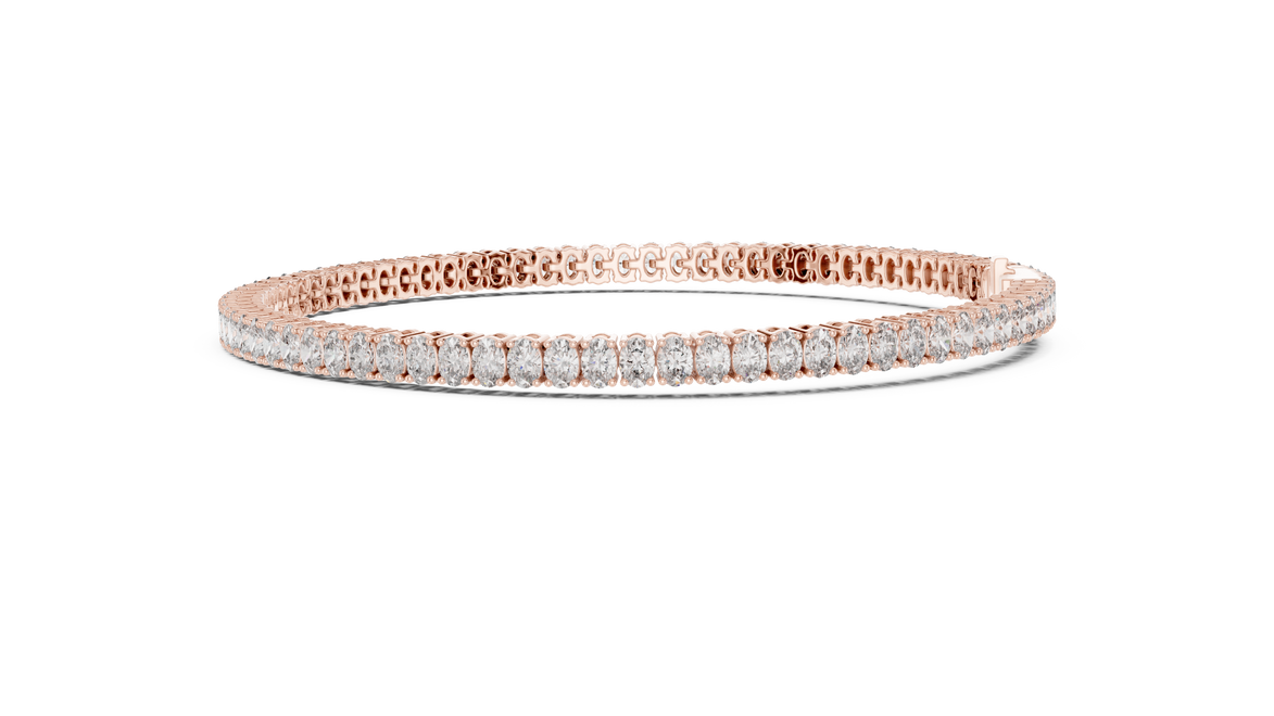 Oval Cut Tennis Bracelet