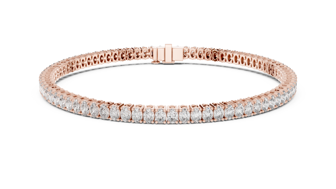 Oval Cut Tennis Bracelet