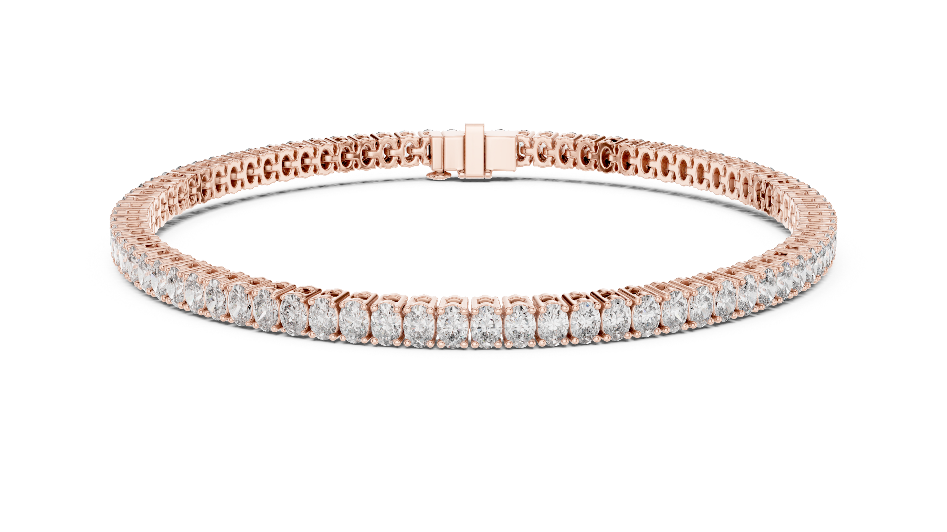 Oval Cut Tennis Bracelet