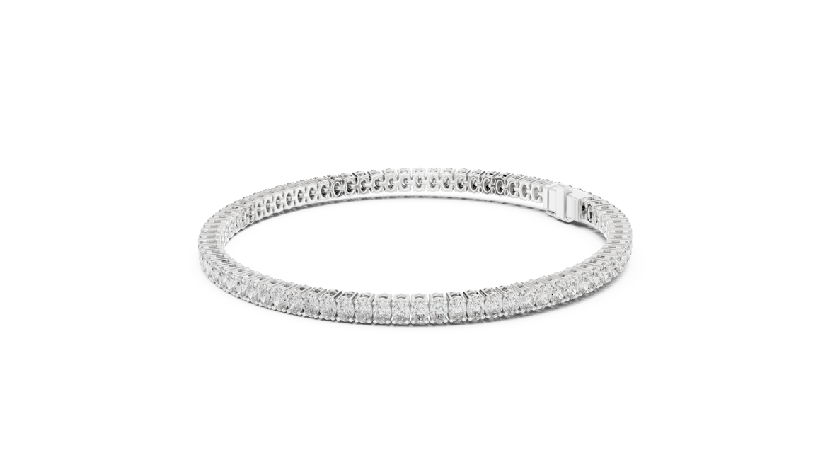 Oval Cut Tennis Bracelet