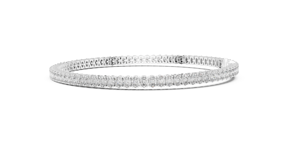 Oval Cut Tennis Bracelet