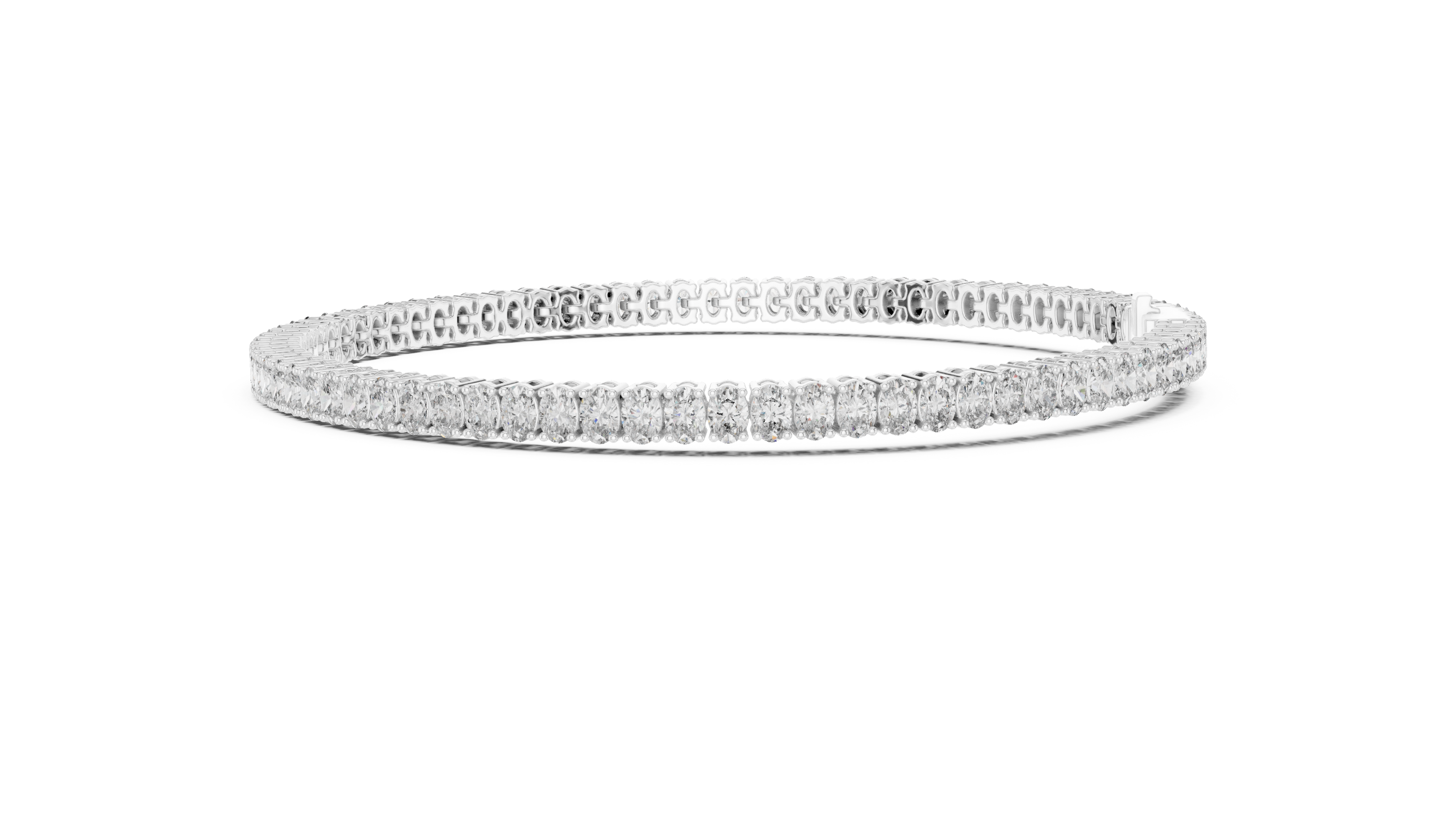Oval Cut Tennis Bracelet