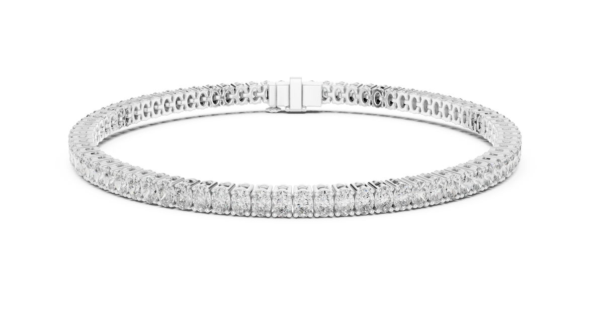 Oval Cut Tennis Bracelet