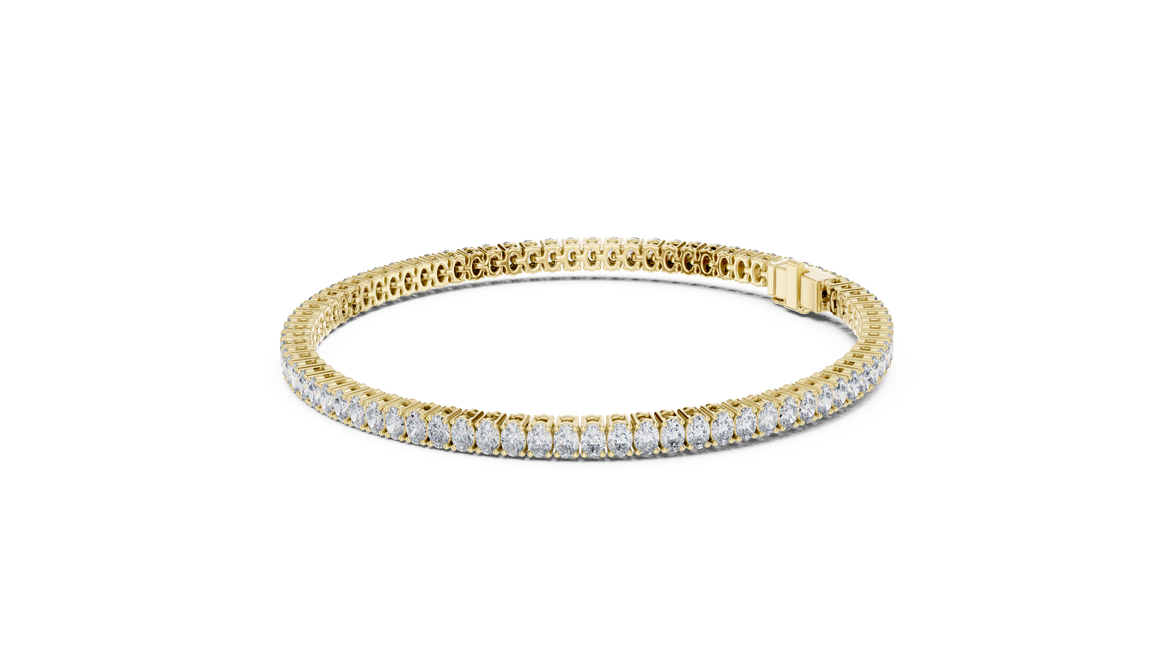 Oval Cut Tennis Bracelet