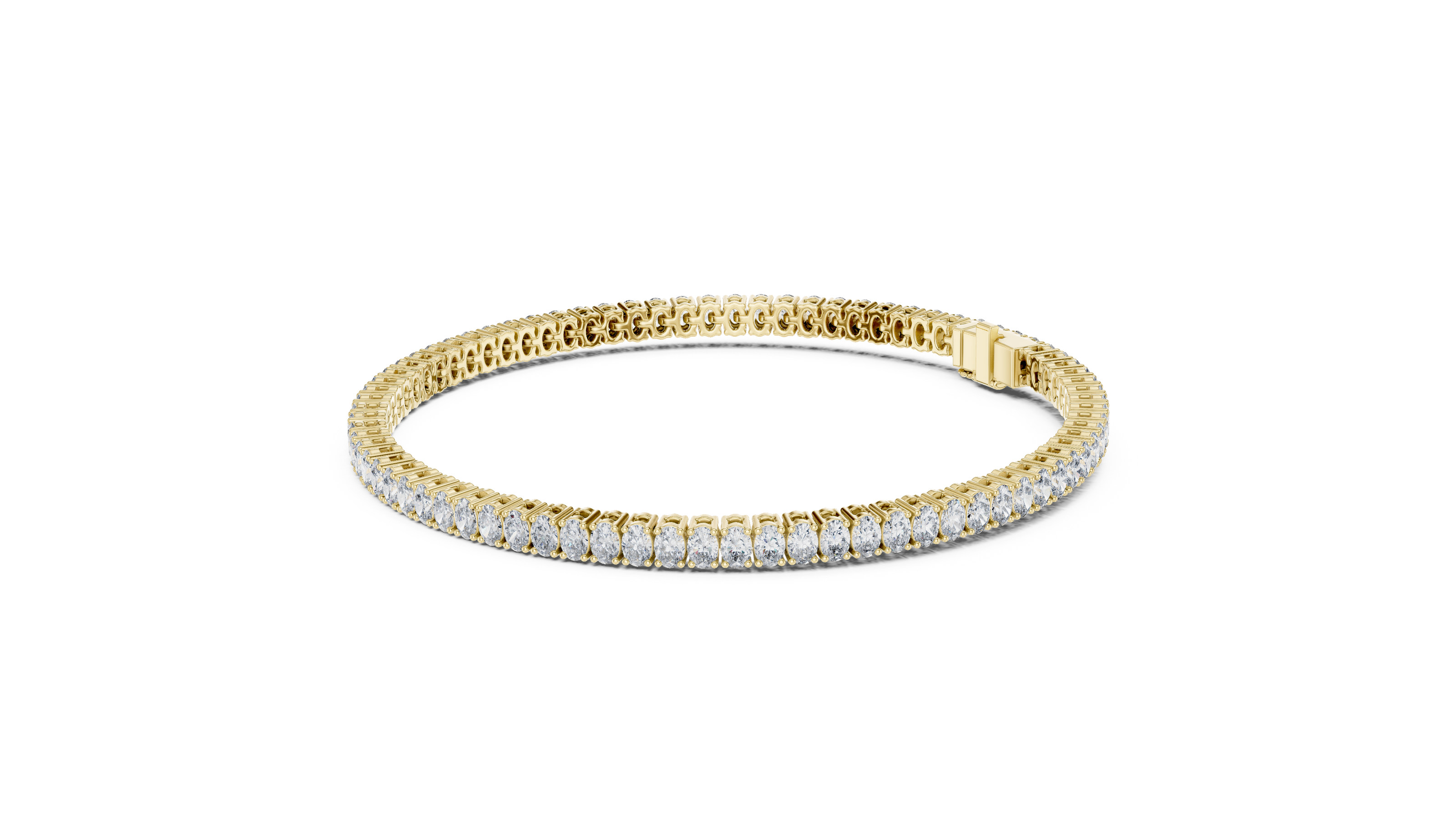 Oval Cut Tennis Bracelet