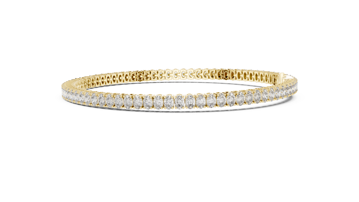 Oval Cut Tennis Bracelet