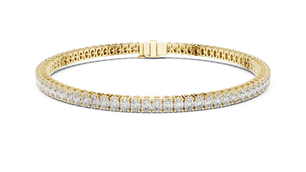Oval Cut Tennis Bracelet