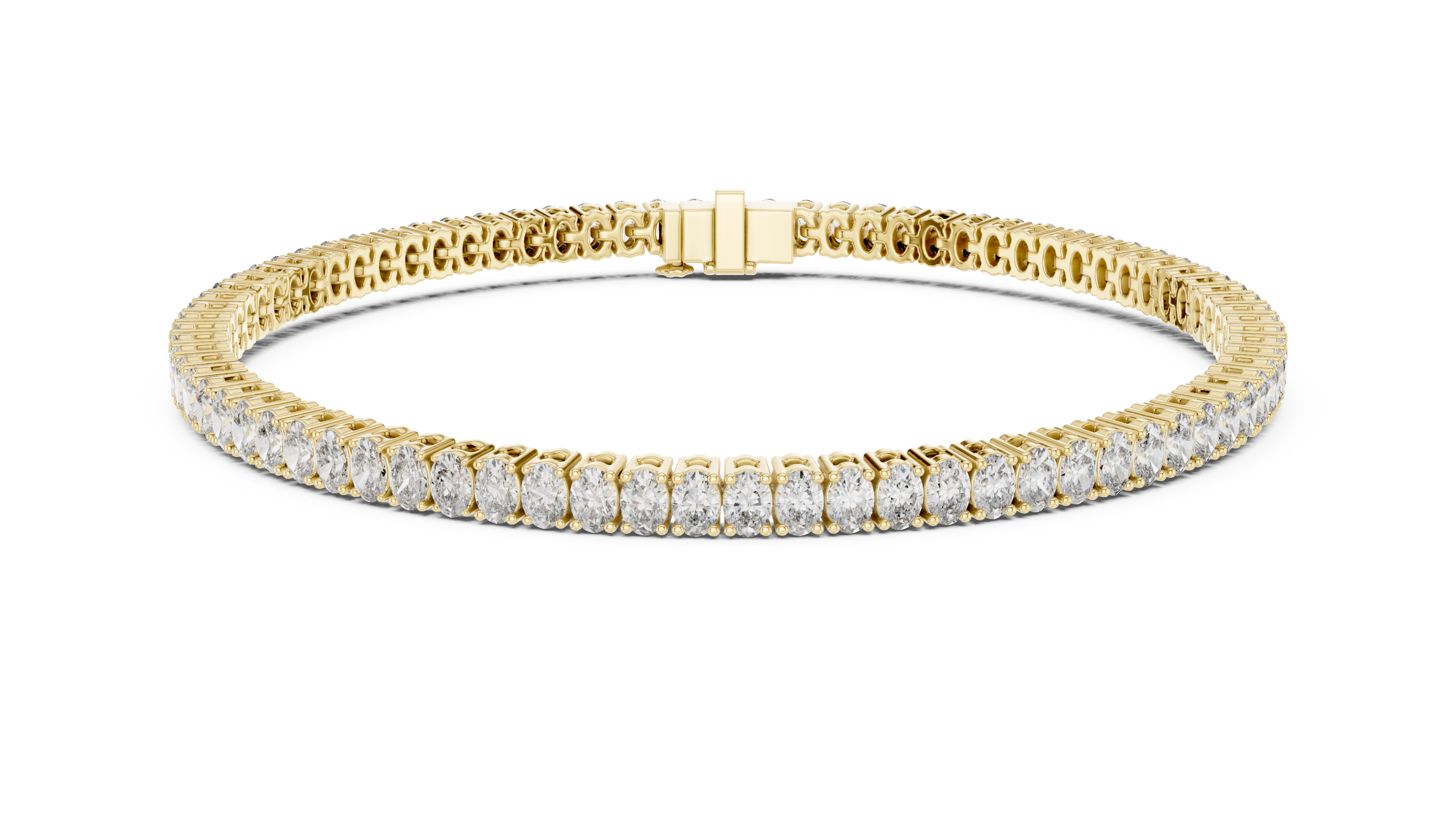 Oval Cut Tennis Bracelet
