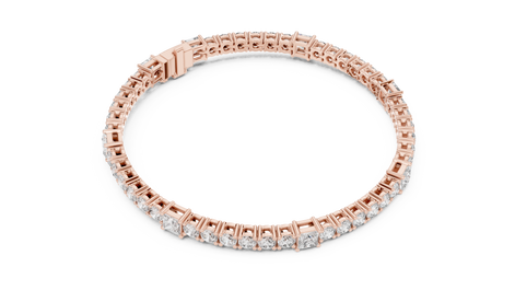 Round Cut with Princess Bracelet