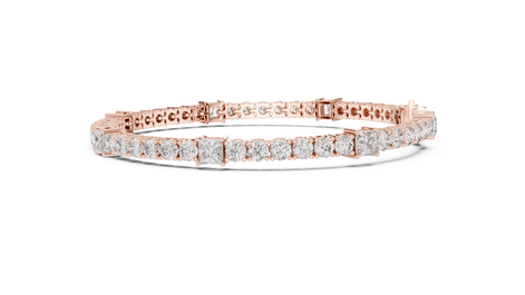 Round Cut with Princess Bracelet