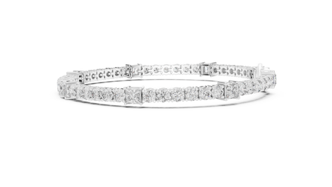 Round Cut with Princess Bracelet