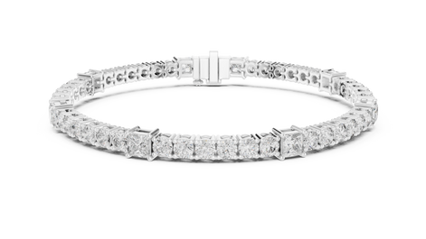 Round Cut with Princess Bracelet