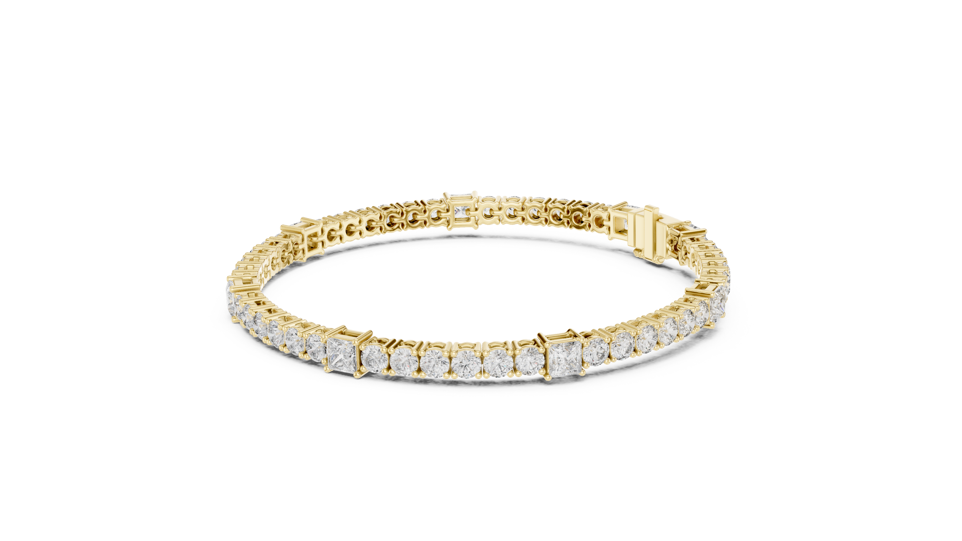 Round Cut with Princess Bracelet