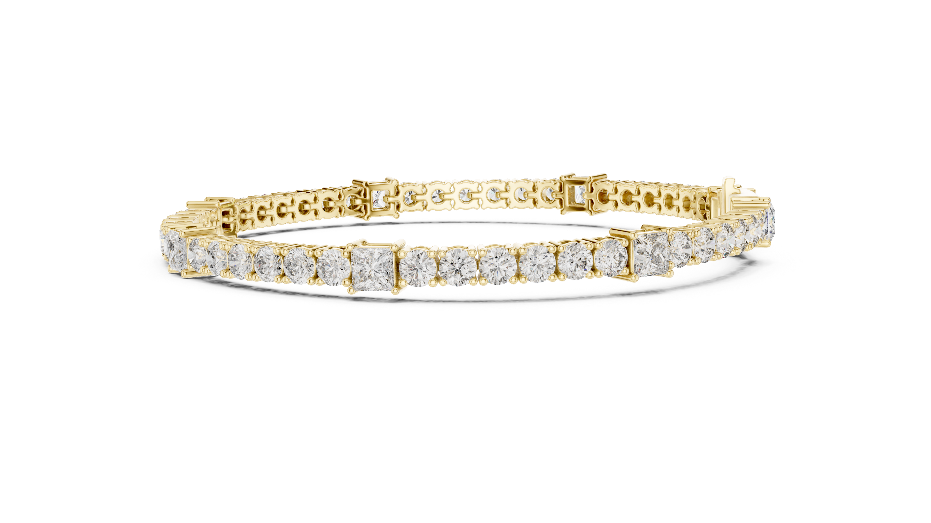 Round Cut with Princess Bracelet