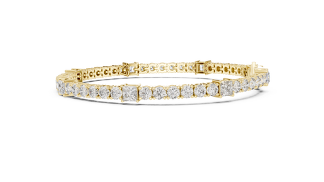 Round Cut with Princess Bracelet