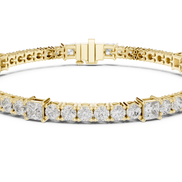 Round Cut with Princess Bracelet