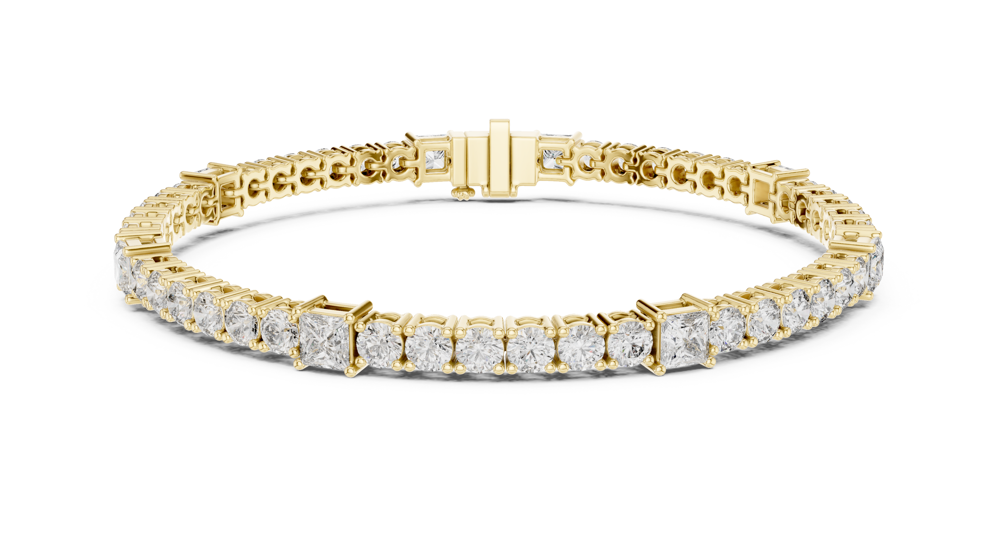 Round Cut with Princess Bracelet