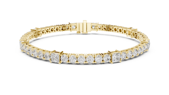 Round Cut with Princess Bracelet