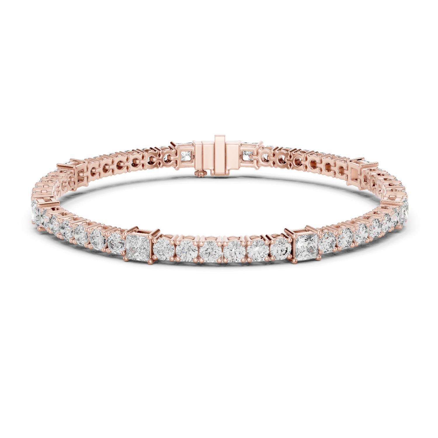 Round Cut with Princess Bracelet