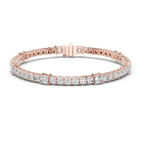 Round Cut with Princess Bracelet