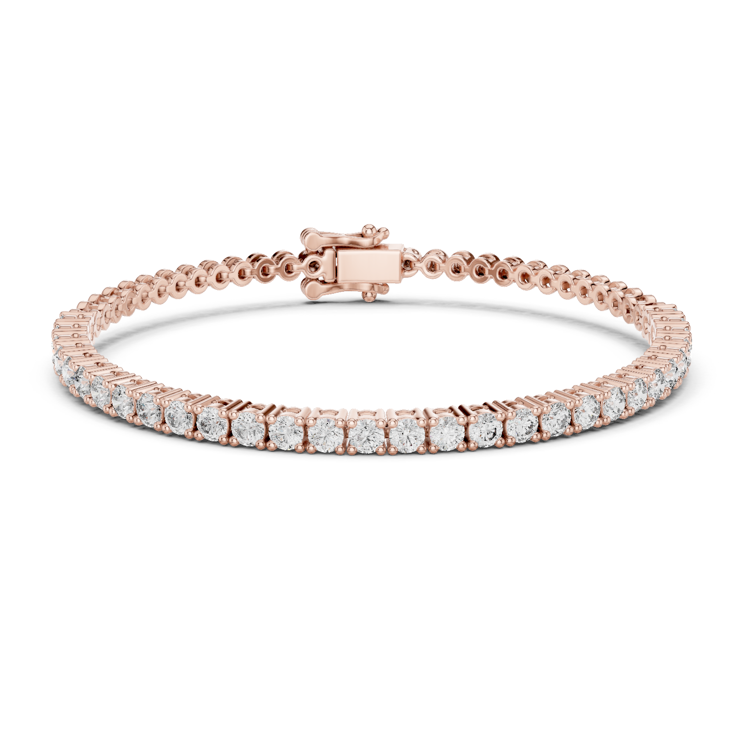 Round Brilliant Tennis Bracelet