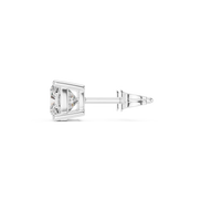 Cushion Cut Solitaire Stud Earrings