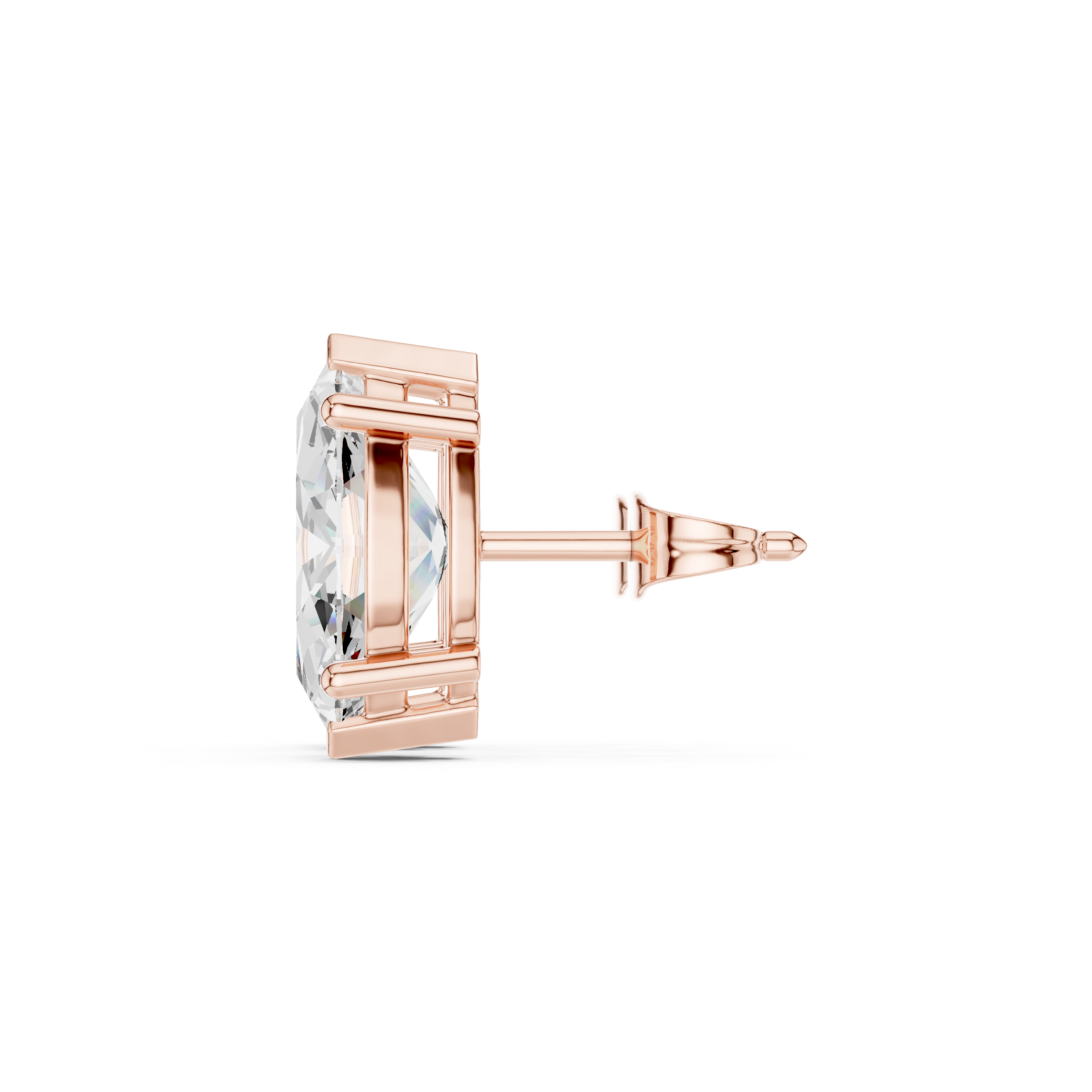 Marquise Solitaire Stud Earrings