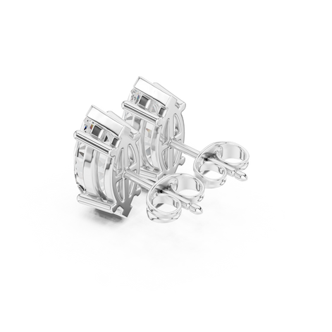 Marquise Solitaire Stud Earrings