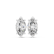 Marquise Solitaire Stud Earrings