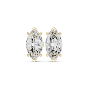Marquise Solitaire Stud Earrings