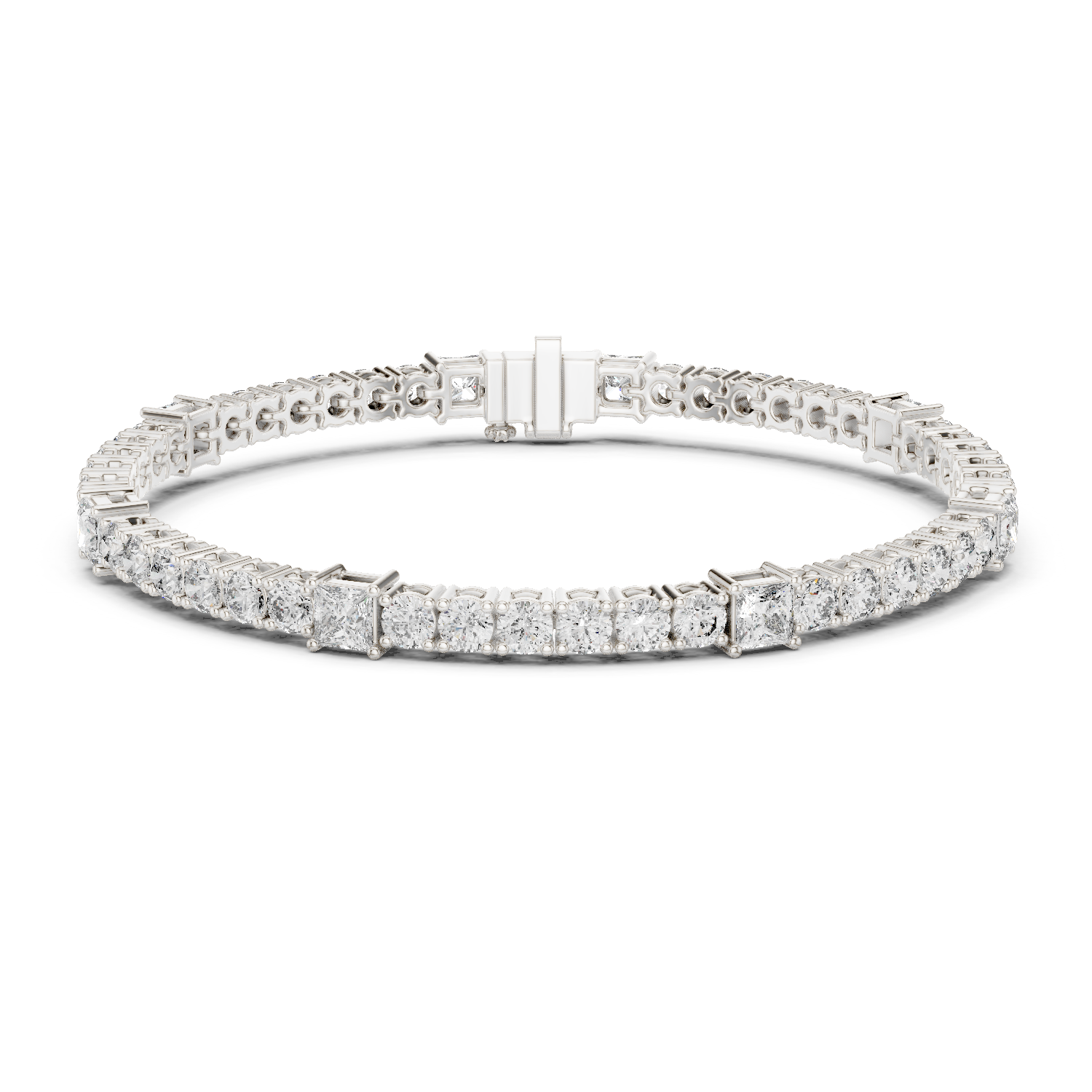 Round Cut with Princess Bracelet