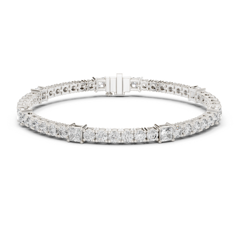 Round Cut with Princess Bracelet