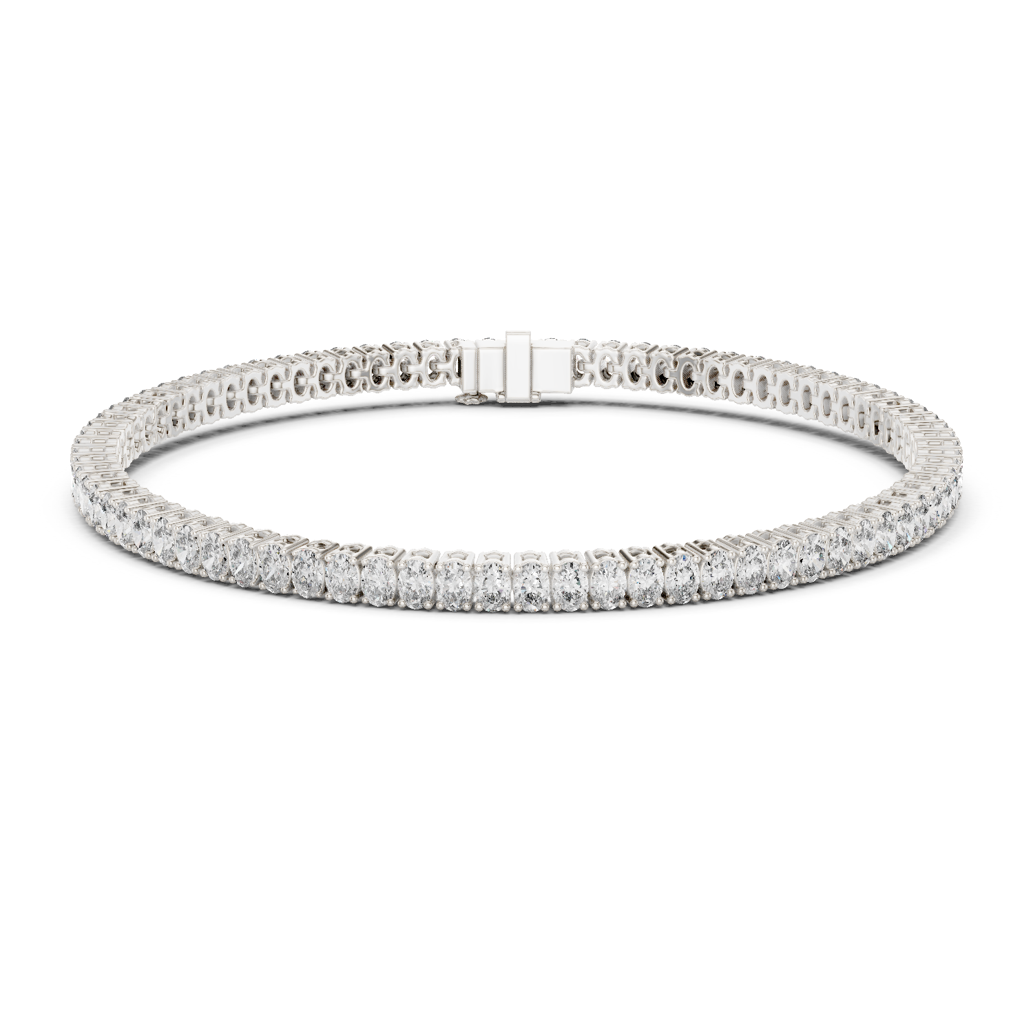 Oval Cut Tennis Bracelet
