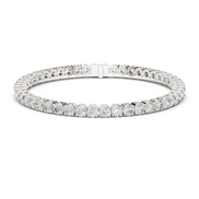Round Cut Prong Tennis Bracelet - TBRRF