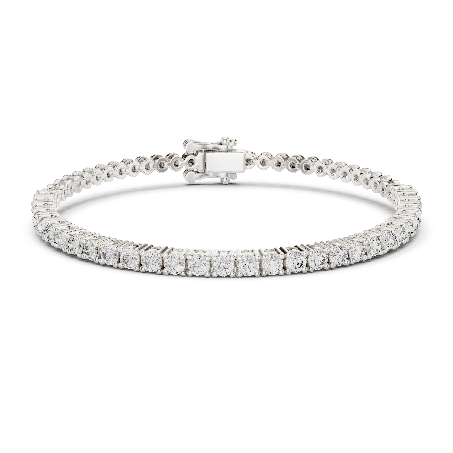 Round Brilliant Tennis Bracelet