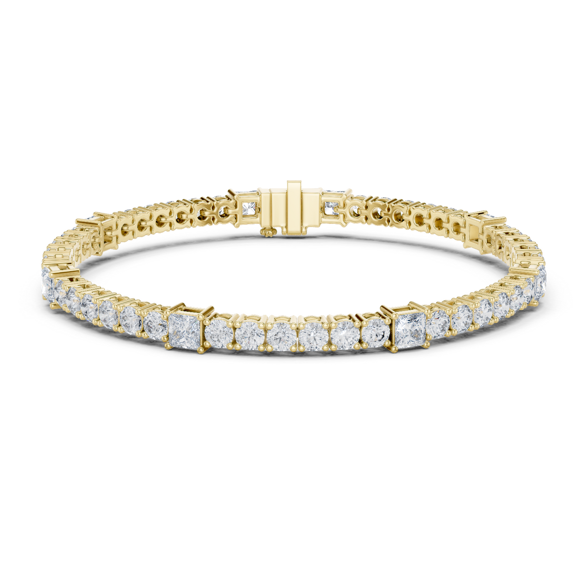 Round Cut with Princess Bracelet