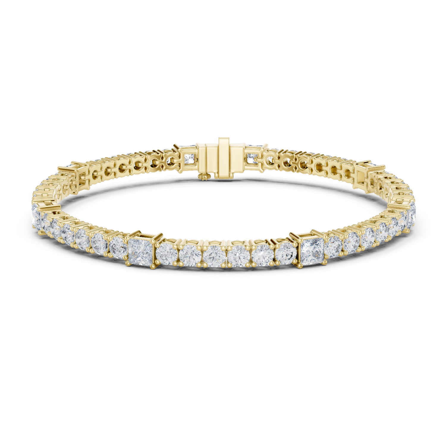 Round Cut with Princess Bracelet