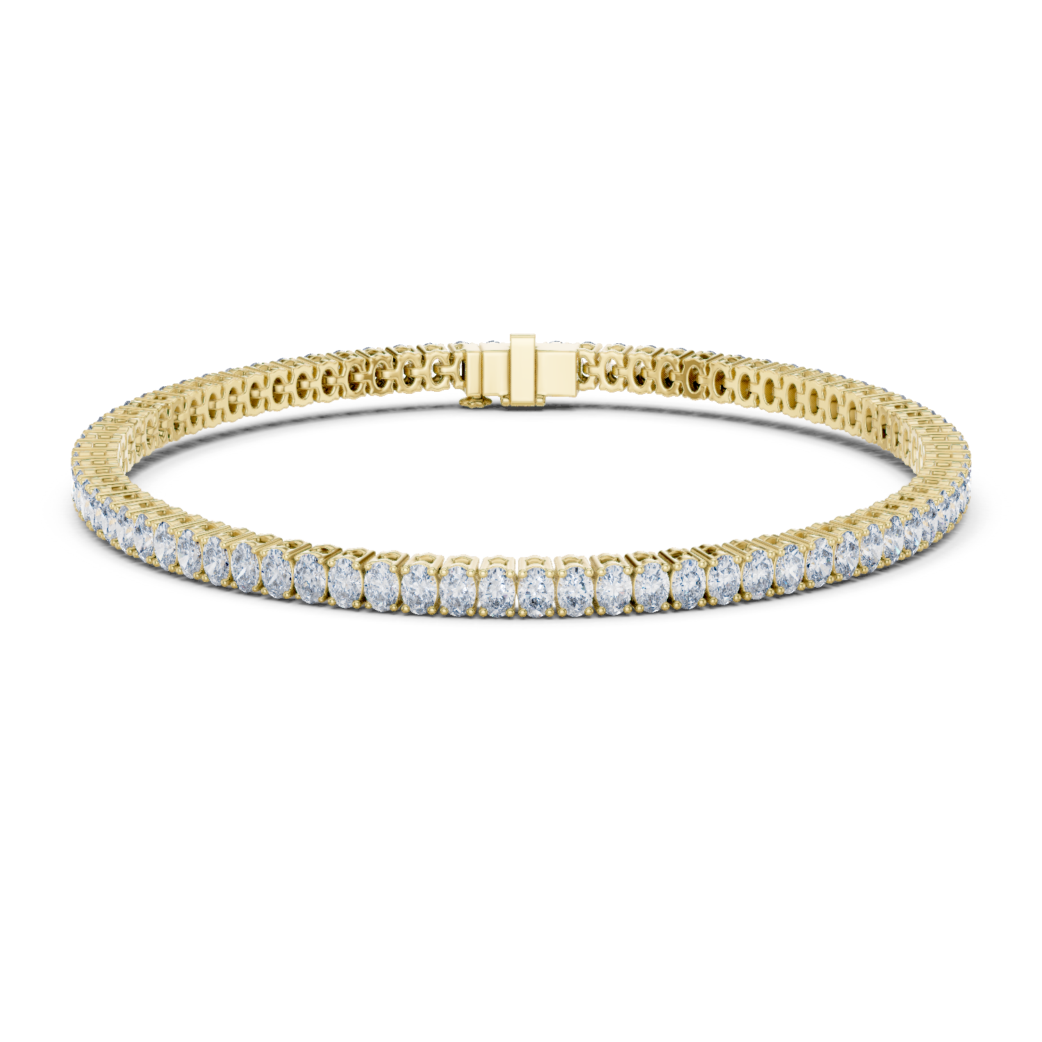 Oval Cut Tennis Bracelet